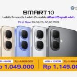 Infinix SMART 10 Series Resmi Meluncur, HP Sejutaan Dengan AI