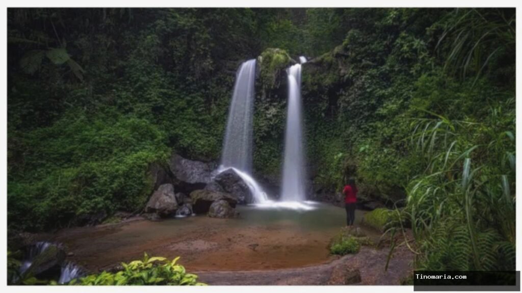 Magelang Jateng Punya Wisata Air Terjun Gratis View Memukau,Ada 2 Aliran,Cuma 1,5 Jam dari Klaten